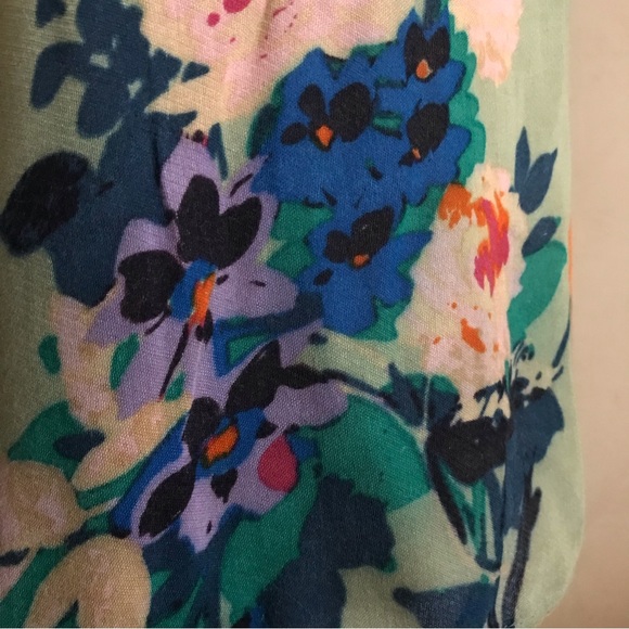 HOST PICK Watercolor Print Summer Top - Picture 4 of 4